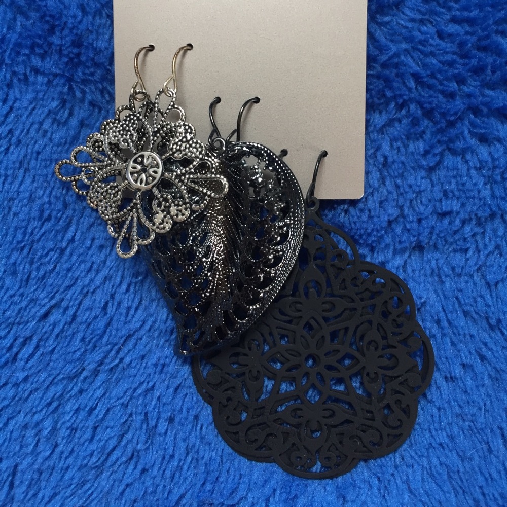 Set of three pair earrings